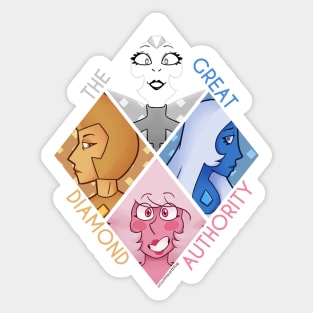 the great diamond authority Sticker